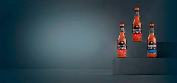 Botellas Estrella Galicia Especial y 0,0