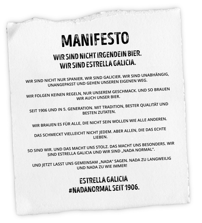 Manifesto Nada Normal