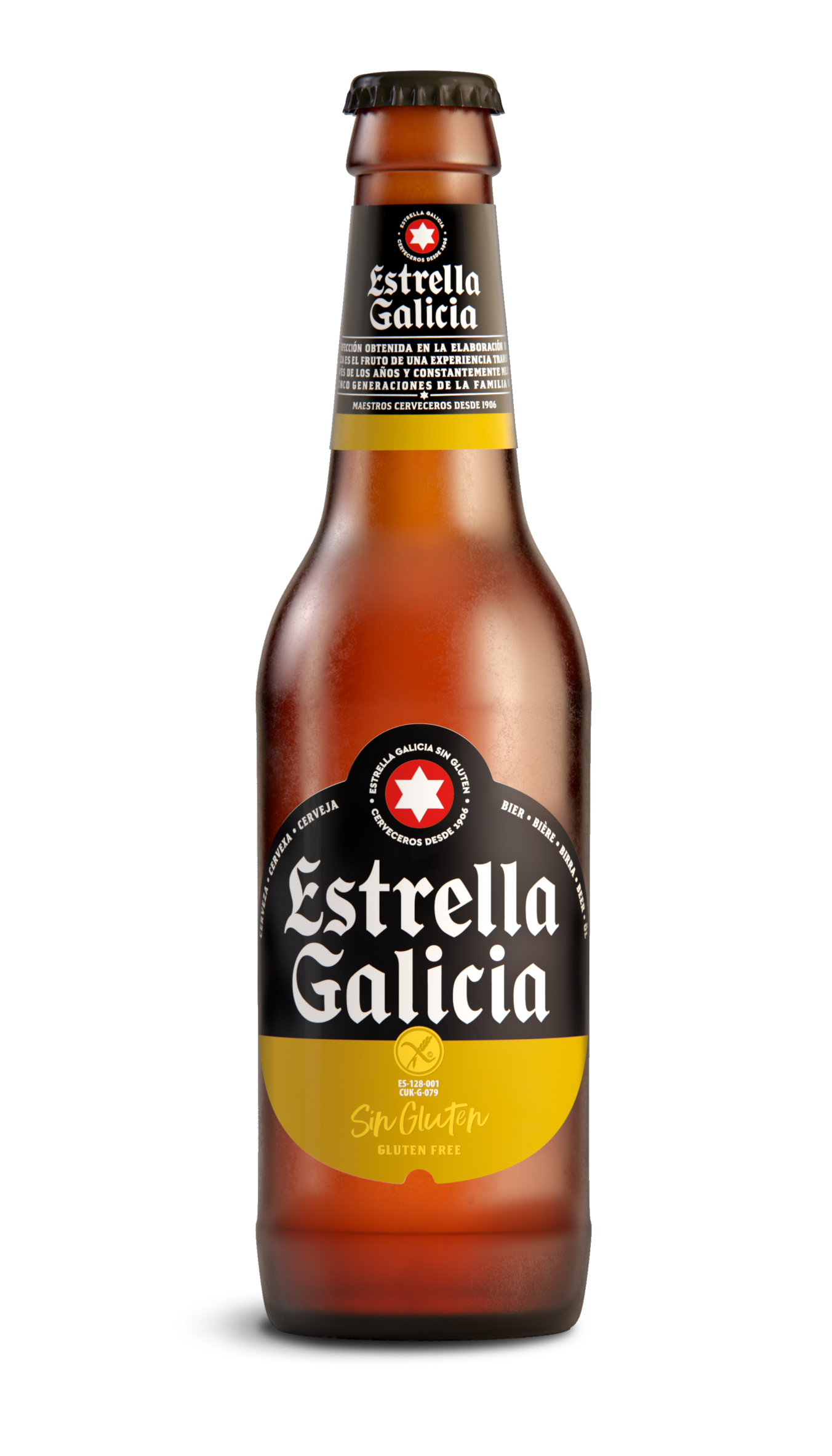 Botella Estrella Galicia Gluten Free