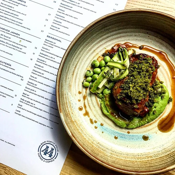 Braised lamb neck dish