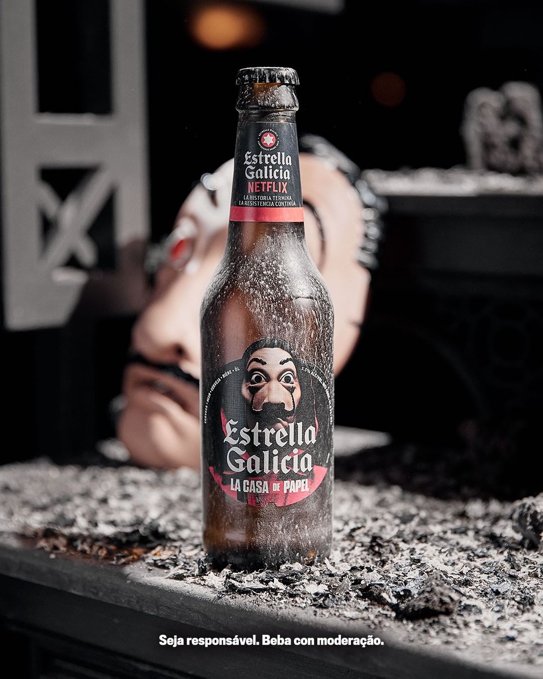 Estrella Galicia y colaboracion con La casa de papel