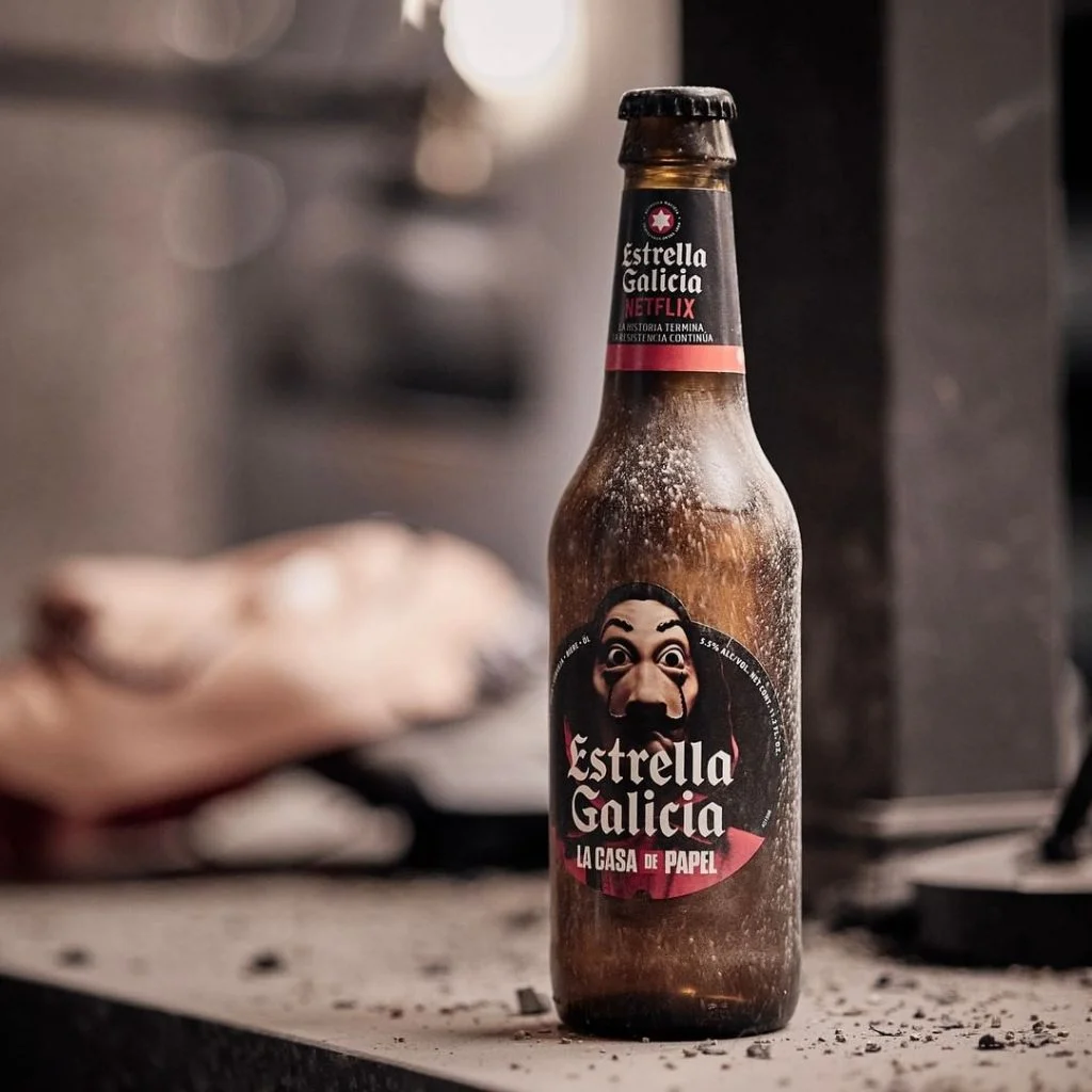 Botella Estrella Galicia Especial Edicion La casa de papel
