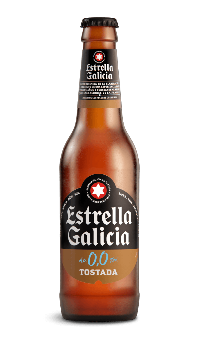 Botella Estrella Galicia 0,0% Tostada