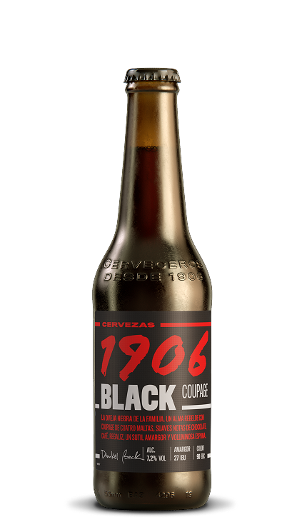 Botella 1906 Black Coupage