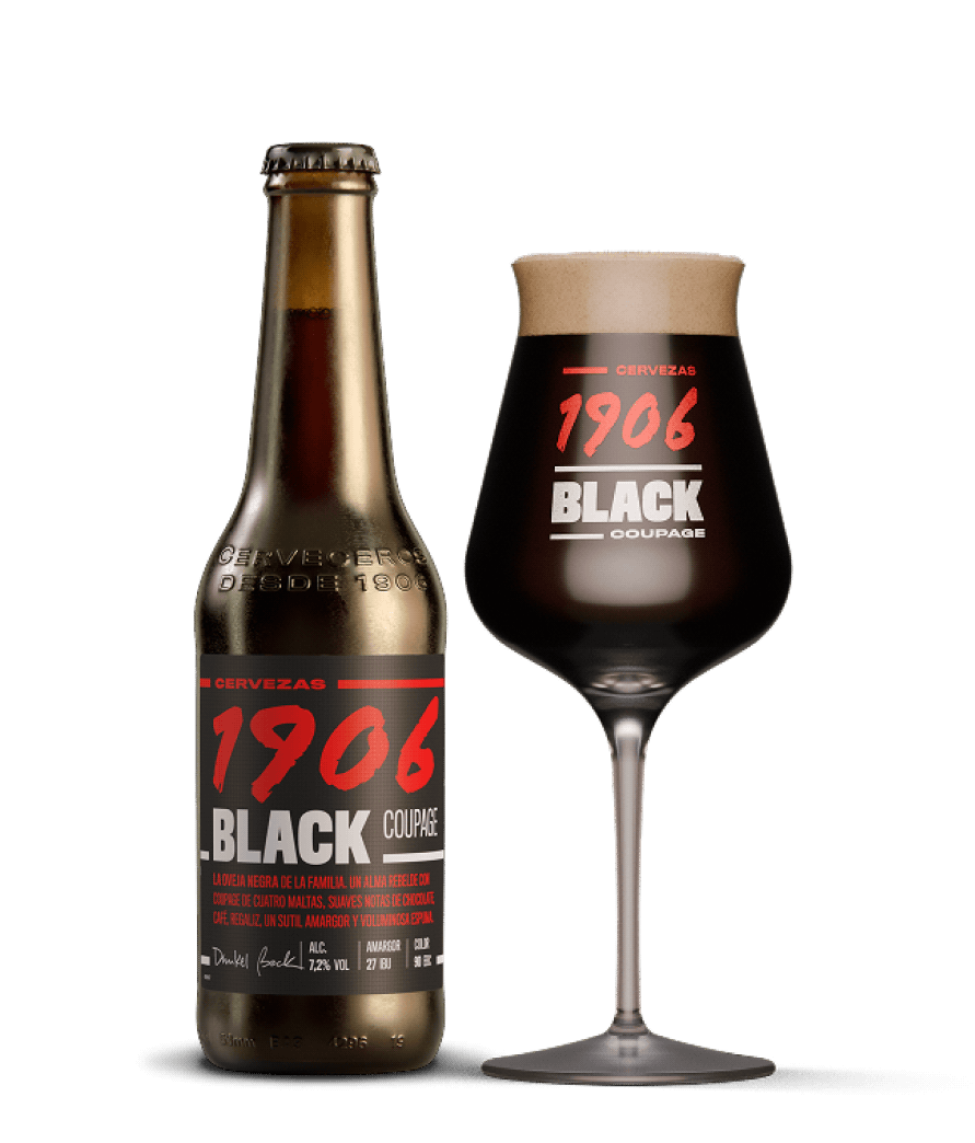 Botella 1906 Black Coupage
