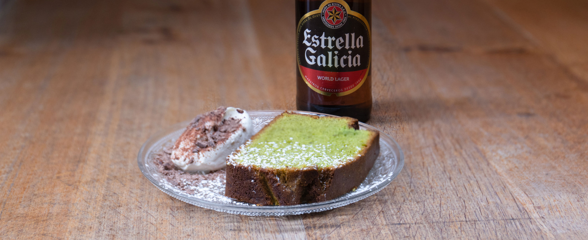 Tarragon Cake & Mascarpone Cream - Estrella Galicia UK