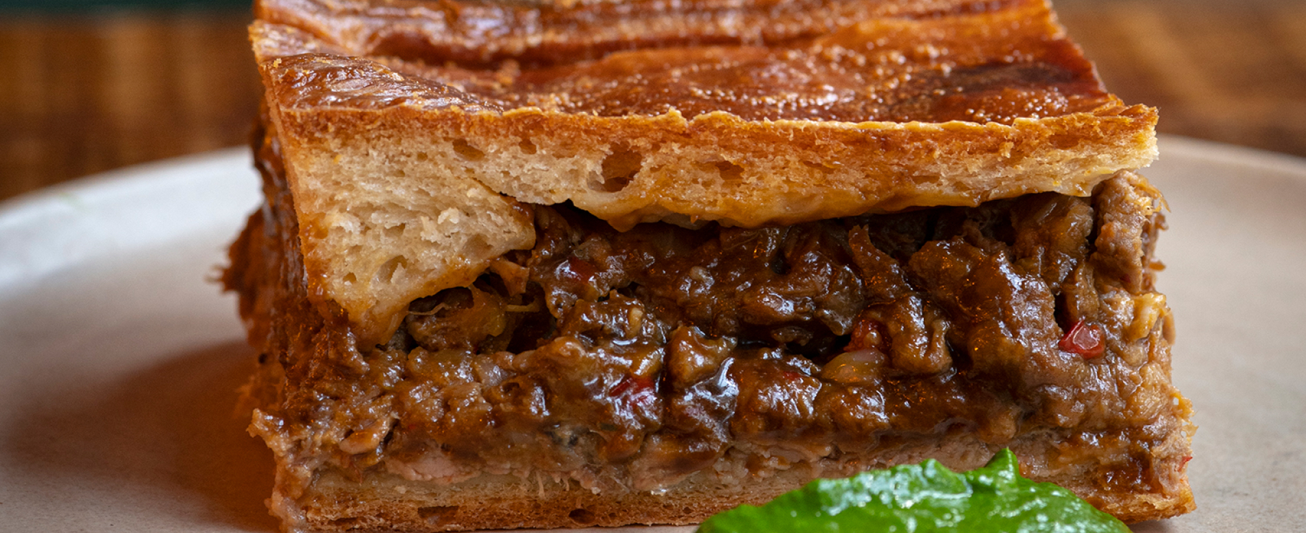 Lamb shoulder empanada - Estrella Galicia UK